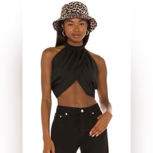 Superdown Emani Black Top from Revolve
